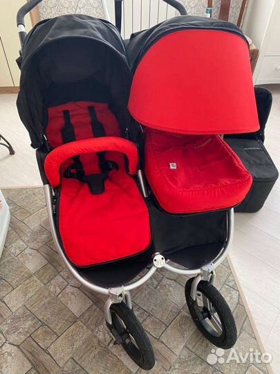 Коляска для двойни/погодок Bumbleride Indie Twin