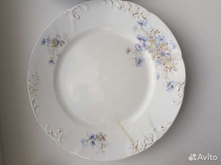 Две тарелки царская Россия Кузнецов