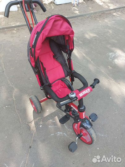 Велосипед коляска с ручкой