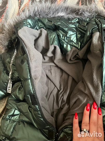 Зимний комбинезон для девочки 104