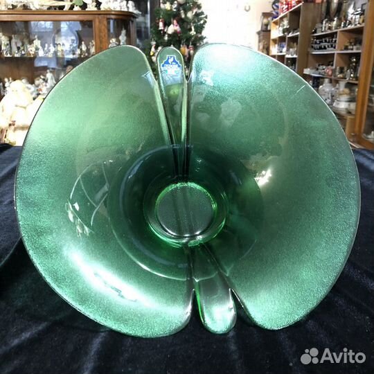 Ваза для фруктов Гусь Хрустальный