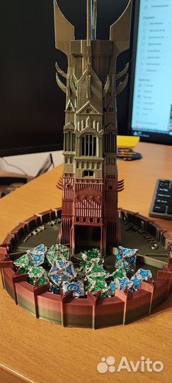 Dice tower/ Башенка для DnD/ Властелин колец