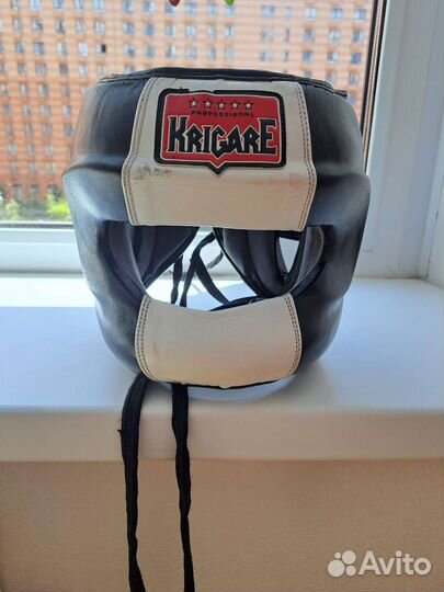 Боксерский шлем с бампером