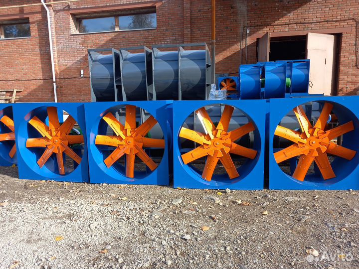 Сушильные камеры древесины-осевые вентиляторы во№7