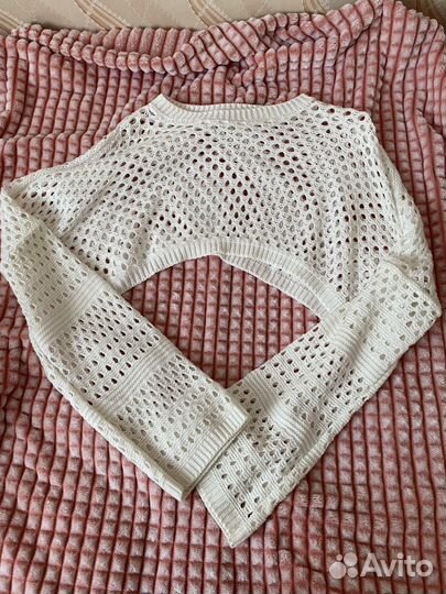 Кроп топ сетка