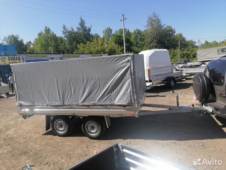 Прицеп мзса 817738.001.Открываются все борта.Арива