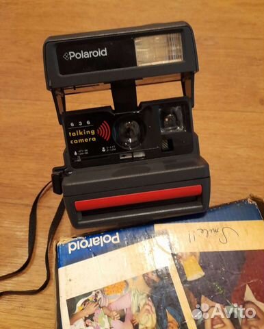 Плёночный фотоаппарат Polaroid 636 talking camera