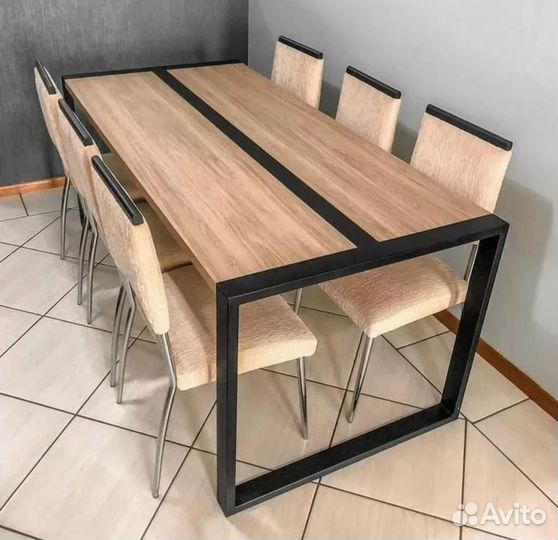 Столы в стиле лофт