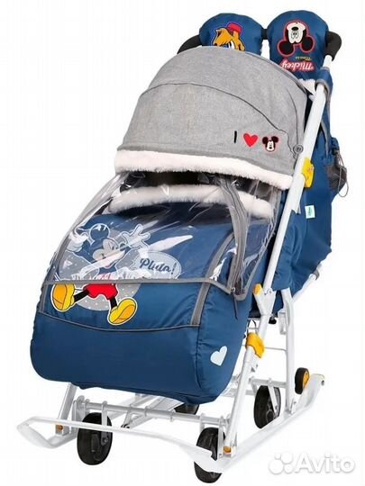 Детские санки коляска