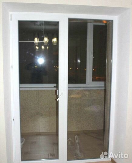 Дверь пластиковая / Дверь пвх под ключ