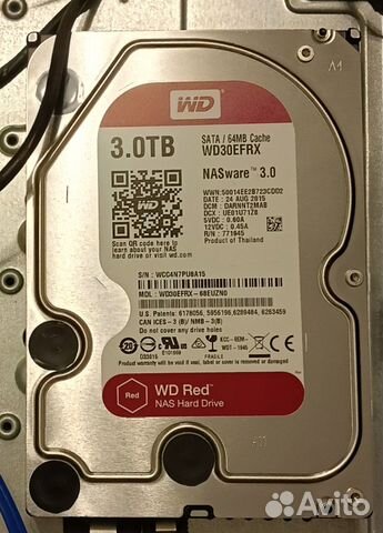Жесткий диск Western Digital WD Red 3 тб wd30efrx
