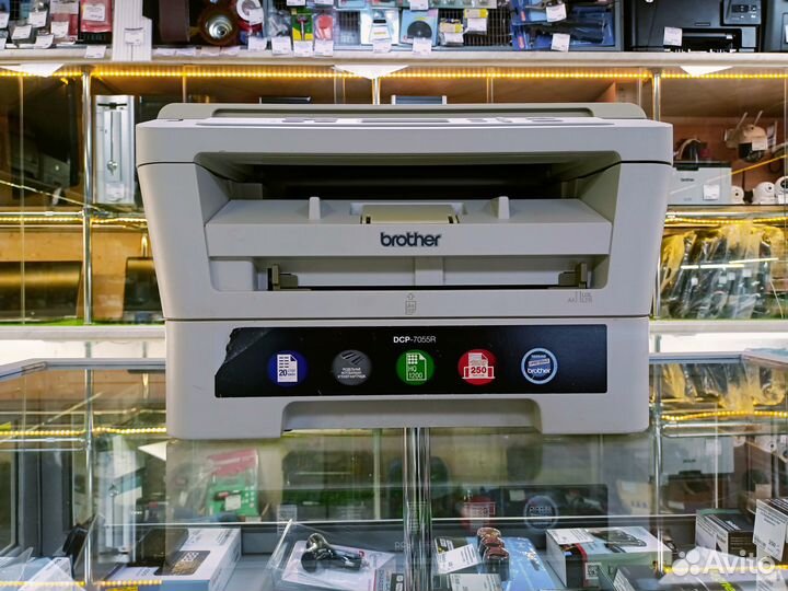Мфу Brother DCP-7055R, TN-2080, 700 стр