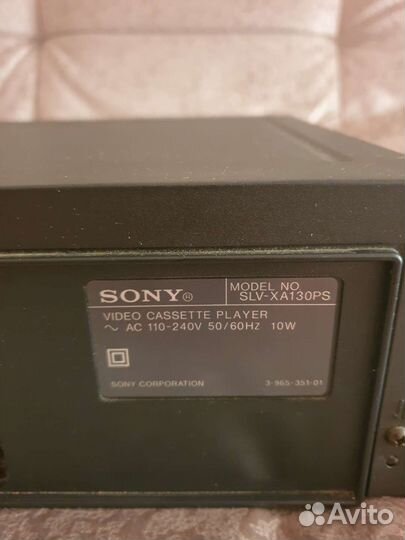Видеомагнитофон sony slv