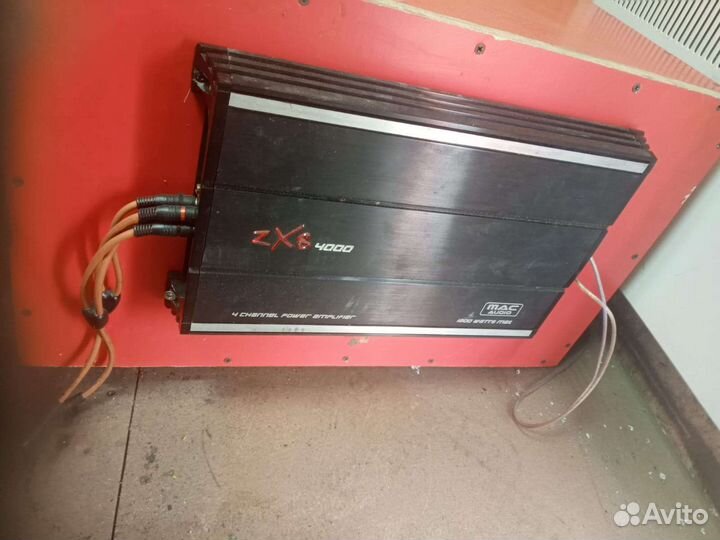 Сабвуфер и усилитель 1200 ватт