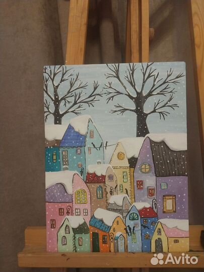 Картина Стокгольм зима