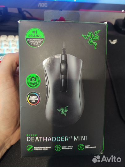 Мышь razer deathadder v2 mini