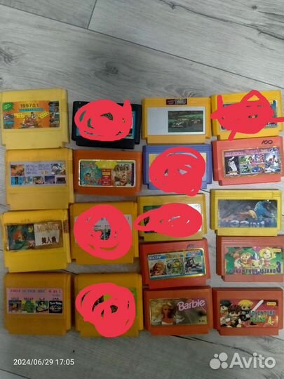 Игровые картриджи для Dendy