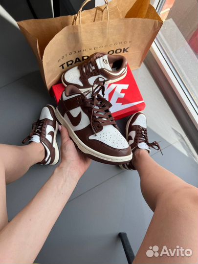 Кроссовки nike dunk low cacao