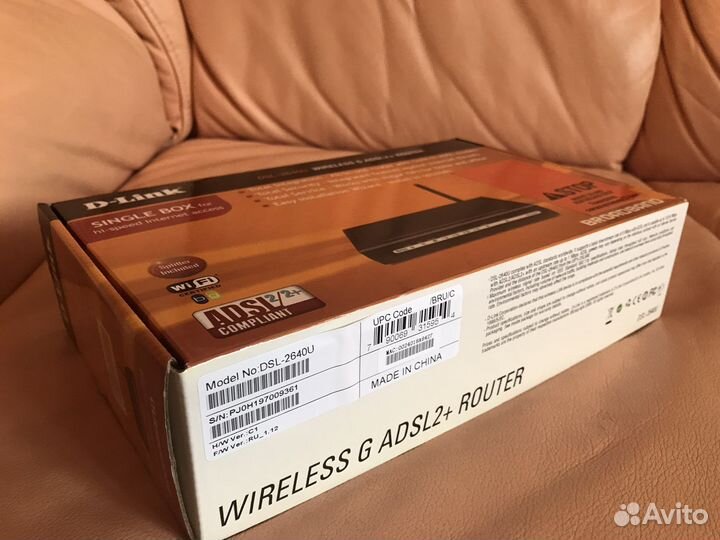 Модем D-Link DSL-2640U