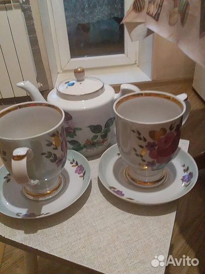 Чайный сервиз фарфор СССР