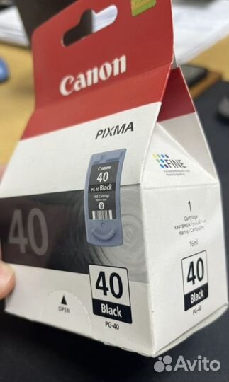 Картридж Canon pg 40