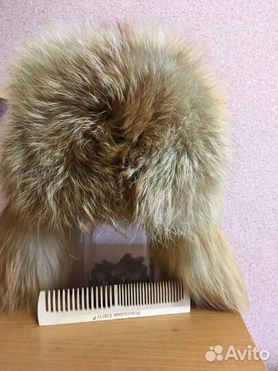Шапка из меха лисы р. 56-58