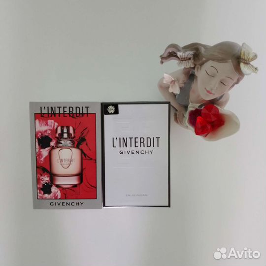 Линтердит белый, духи, туалетная вода женская