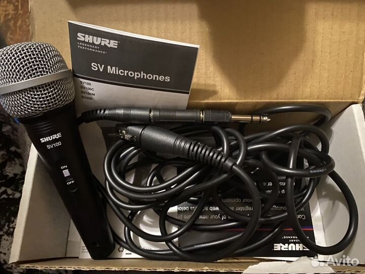 Микрофон shure sv100