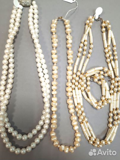 Бусы искусственный жемчуг СССР Ретро