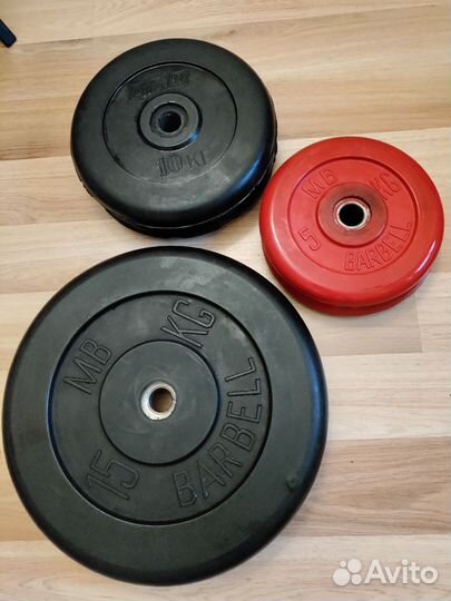 Штанга с блинами