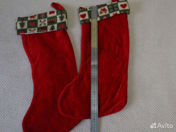 Новогодние носок (чулок)