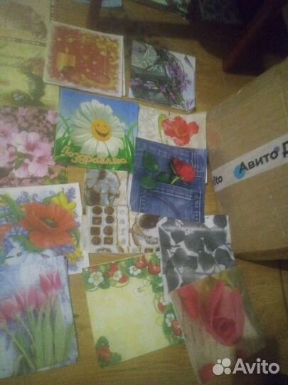 Салфетки для декупажа 65+15мал