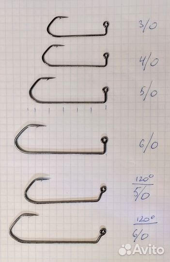 Крючки для литья джиг-головок, джиги Калининград