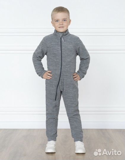 Флисовая поддева костюм комбинезон