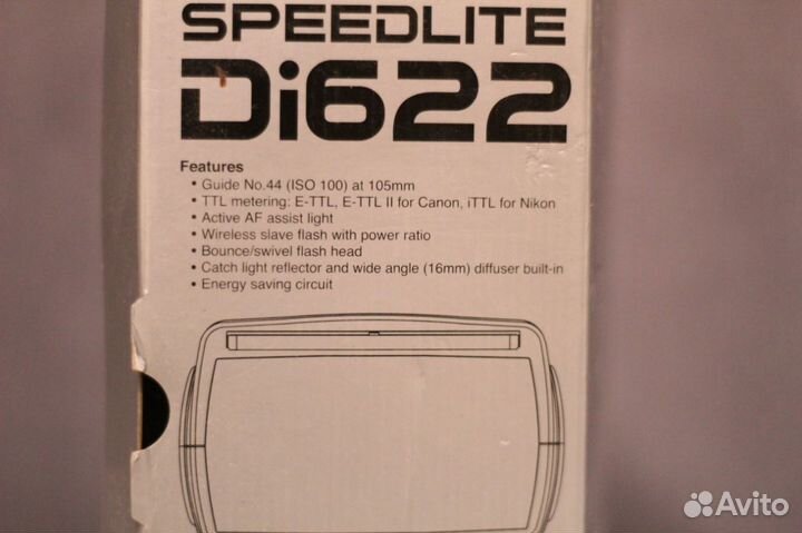 Nissin speedlite Di622 накамерная вспышка