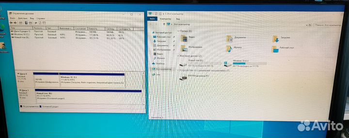 Компьютер с монитором Samsung
