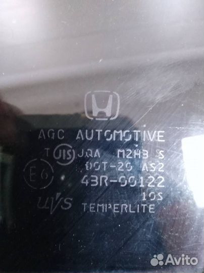Стекло двери задней левой Honda Accord 8 CU 2008-2