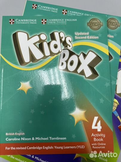 Новы комплект учебник + тетрадь Kid's box 4