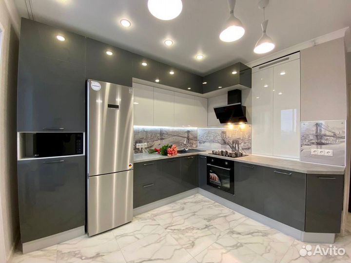 Прямой Кухонный гарнитур на заказ