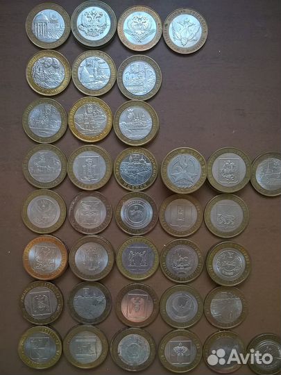 10 р Юбилейные биметаллические
