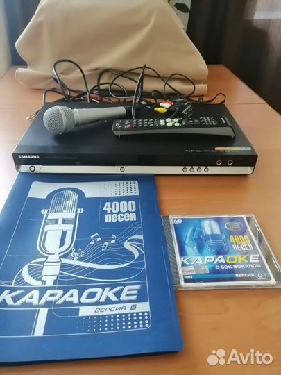 Dvd плеер с караоке samsung