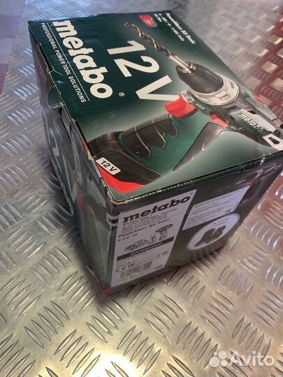 Шуруповерт Metabo powermaxx bs 12 В