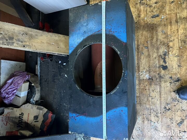 Короб для сабвуфера 15 на трубе