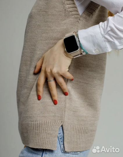 Жилет женский вязаный