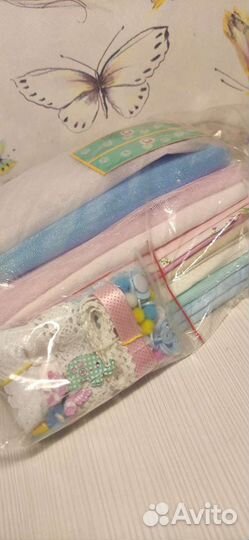 Набор тканей на одежду для кукол
