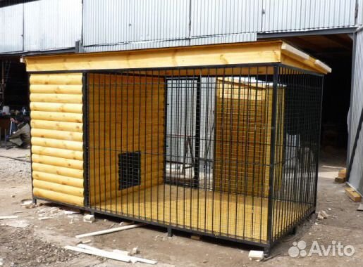 Вольер и будка (2в1)