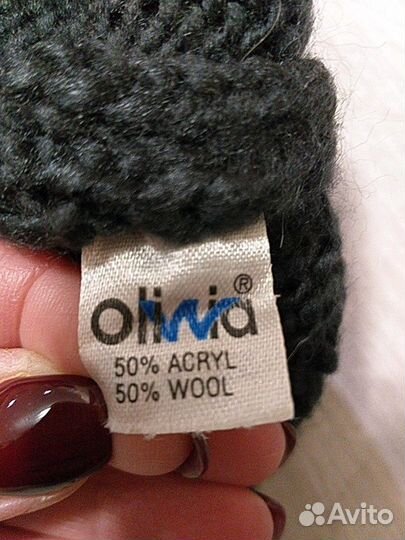 Шапка с помпоном