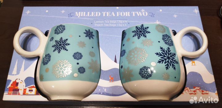 Набор подарочный milled TEA FOR TWO Чай и кружки