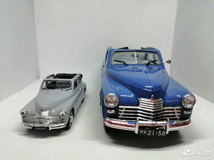 Модель газ-М20 «Победа» кабриолет в масштабе 1:24