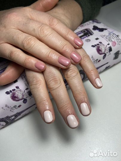 Маникюр с покрытием